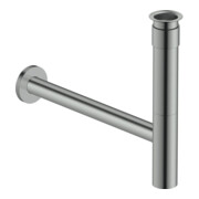 Duravit Design-Siphon für Waschtische, Edelstahl gebürstet