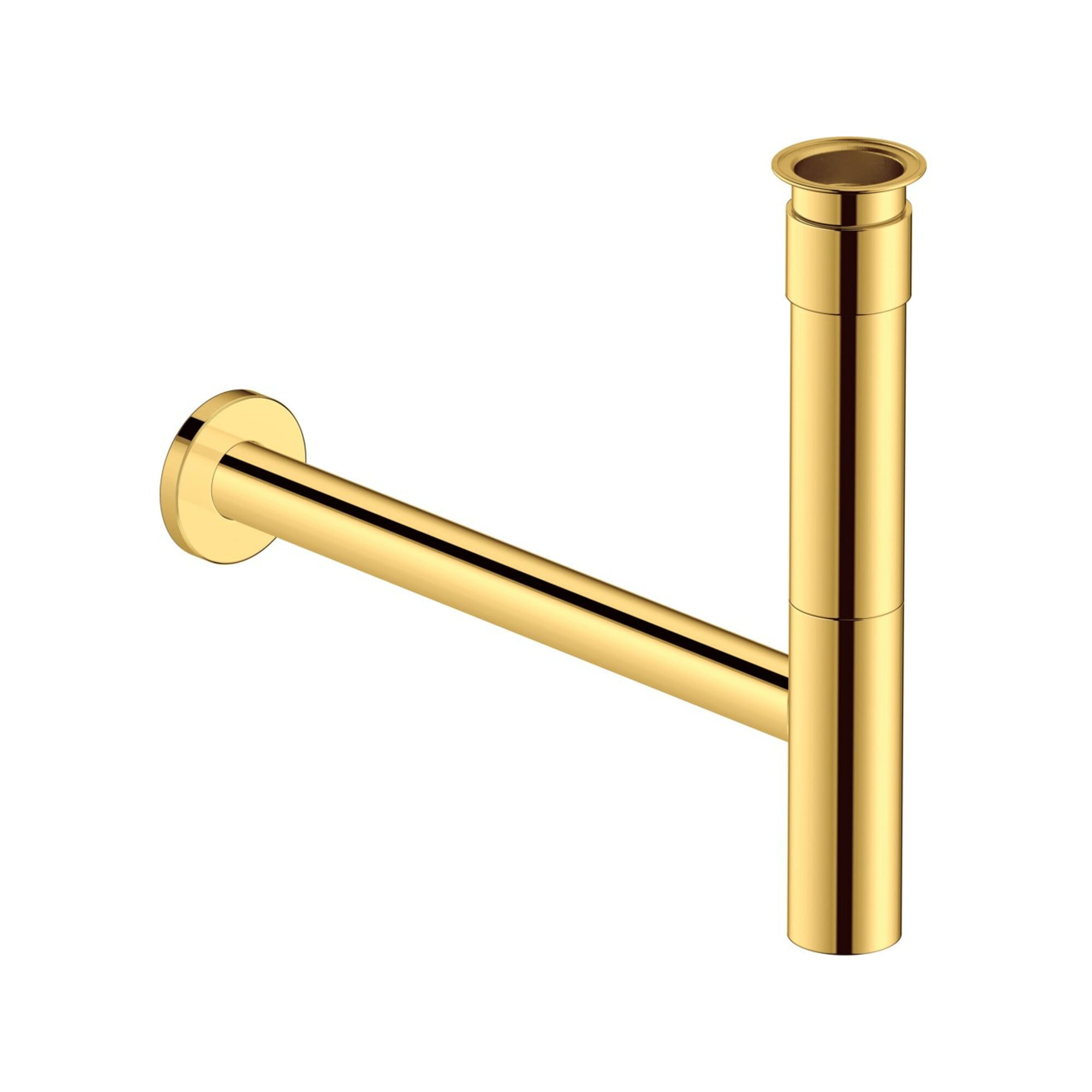 Duravit Design-Siphon für Waschtische, Gold poliert