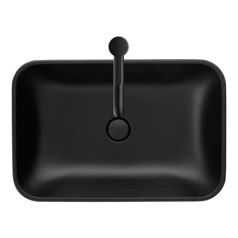 Duravit Design-Siphon für Waschtische, schwarz matt