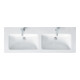 Duravit Möbel-Doppelwaschtisch Me by Starck 130x49cm, 2 HL, m ÜL, Hahnlochbank, weiß-5