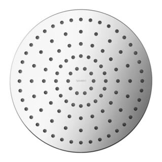 Duravit Douche de tête 1 jet 250 d 250 mm, raccord G 1/2, chrome/blanc