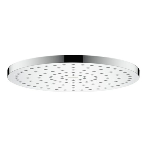 Duravit Douche de tête 1 jet 250 d 250 mm, raccord G 1/2, chrome/blanc