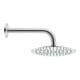 Duravit Douche de tête 1jet 200 d= 200mm, filetage G 1/2, chrome-2