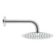 Duravit Douche de tête 1jet 200 d= 200mm, filetage G 1/2, chrome-4