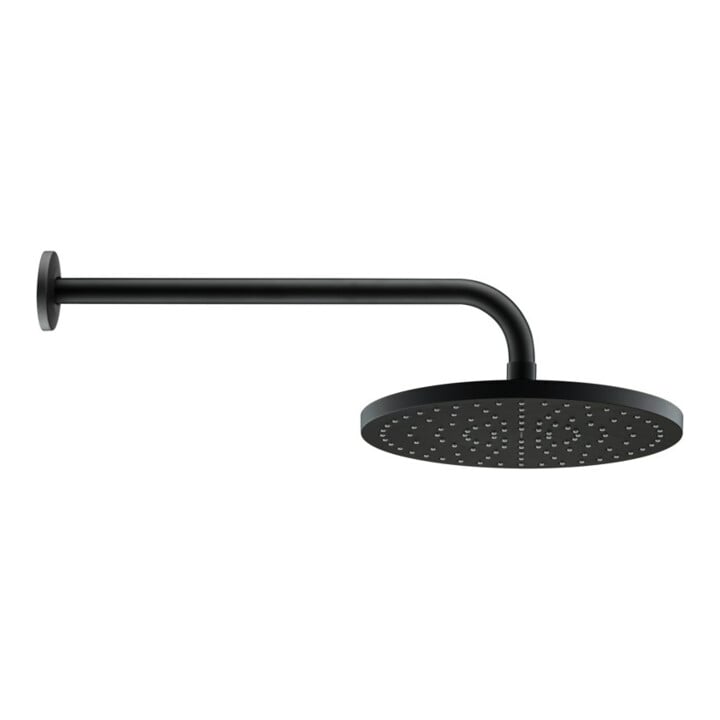 Duravit Douche de tête 1jet 250 d 250 mm, raccord G 1/2, noir mat