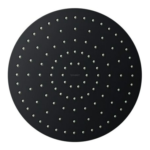 Duravit Douche de tête 1jet 250 d 250 mm, raccord G 1/2, noir mat