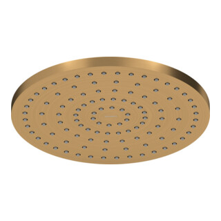 Duravit Douche de tête 1jet 250 MinusFlow Ø 250 mm, raccord fileté G 1/2, bronze brossé