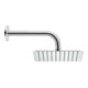 Duravit Douche de tête 1jet 300 300x300mm, filetage G 1/2, chrome-1