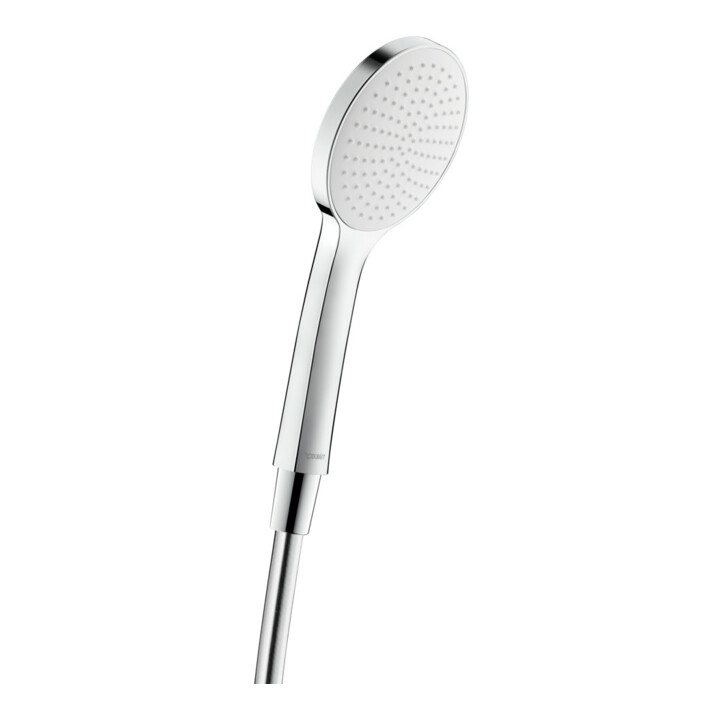 Duravit Douchette 1 jet 110 245 mm, raccord G 1/2, chrome/blanc