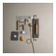 Duravit Douchette 3jets 110 MinusFlow 245mm, A-Raccord G 1/2, D 110mm, bronze brossé-2