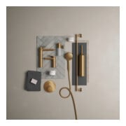 Duravit Douchette 3jets 110 MinusFlow 245mm, A-Raccord G 1/2, D 110mm, bronze brossé-2