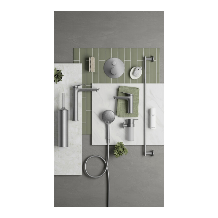 Duravit Douchette à main 3jets 110 MinusFlow 245mm, A-Gew G 1/2, D 110mm, ES courbée