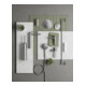 Duravit Douchette à main 3jets 110 MinusFlow 245mm, A-Gew G 1/2, D 110mm, ES courbée-5