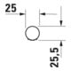 Duravit Douchette MinusFlow 187 mm, raccord G 1/2, ronde, bronze brossé-4