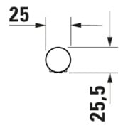 Duravit Douchette MinusFlow 187 mm, raccord G 1/2, ronde, bronze brossé-4