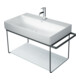 Duravit DuraSquare Console métallique 86,5x45 cm, suspendue, chrome-5