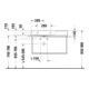 Duravit DuraSquare Console métallique 86,5x45 cm, suspendue, chrome