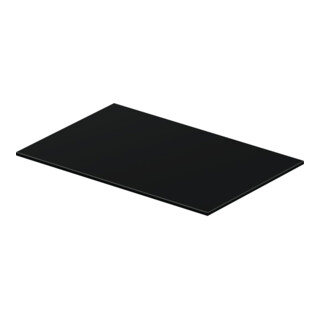 Duravit DuraSquare Glace d'insertion 77x38 cm, verre de sécurité, noir
