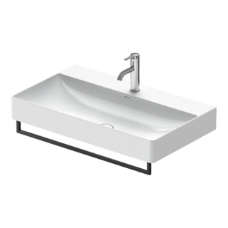 Duravit DuraSquare Porte-serviettes 74,6 cm, noir mat