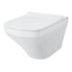 Duravit DuraStyle Abattant WC avec frein de chute, amovible, charnières ES, blanc
