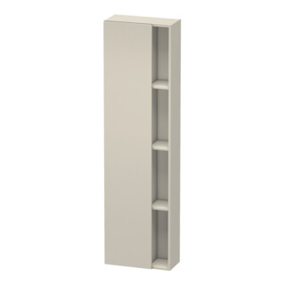 Duravit DuraStyle Armoire haute 50x24x180 cm, porte à gauche, taupe