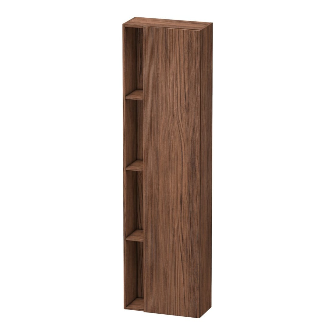 Duravit DuraStyle Armoire haute 50x24x180 cm, porte droite, noyer foncé