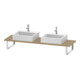 Duravit DuraStyle Console pour AWT, 2 découpes, épaisseur 3 cm, blanc œuf-1