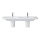 Duravit DuraStyle Demi-colonne 17,5x28 cm, suspendue, blanche-2