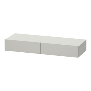 Duravit DuraStyle Étagère tiroir 120x44 cm, 2 tiroirs, gris béton, avec console