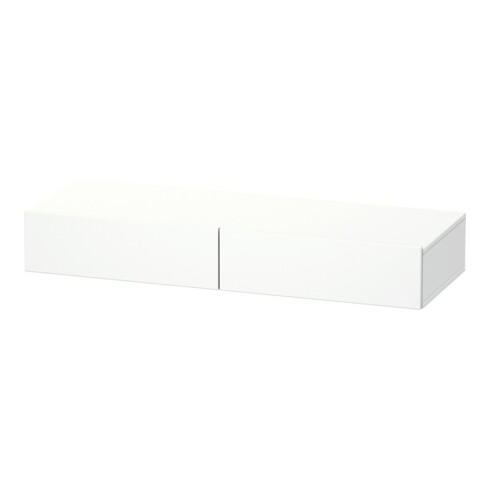 Duravit DuraStyle Étagère tiroir 120x44cm, 2 tiroirs, blanc mat, avec console