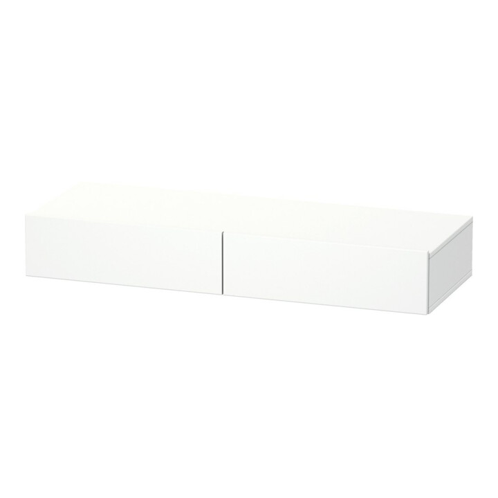 Duravit DuraStyle Étagère tiroir 120x44cm, 2 tiroirs, blanc mat, avec console