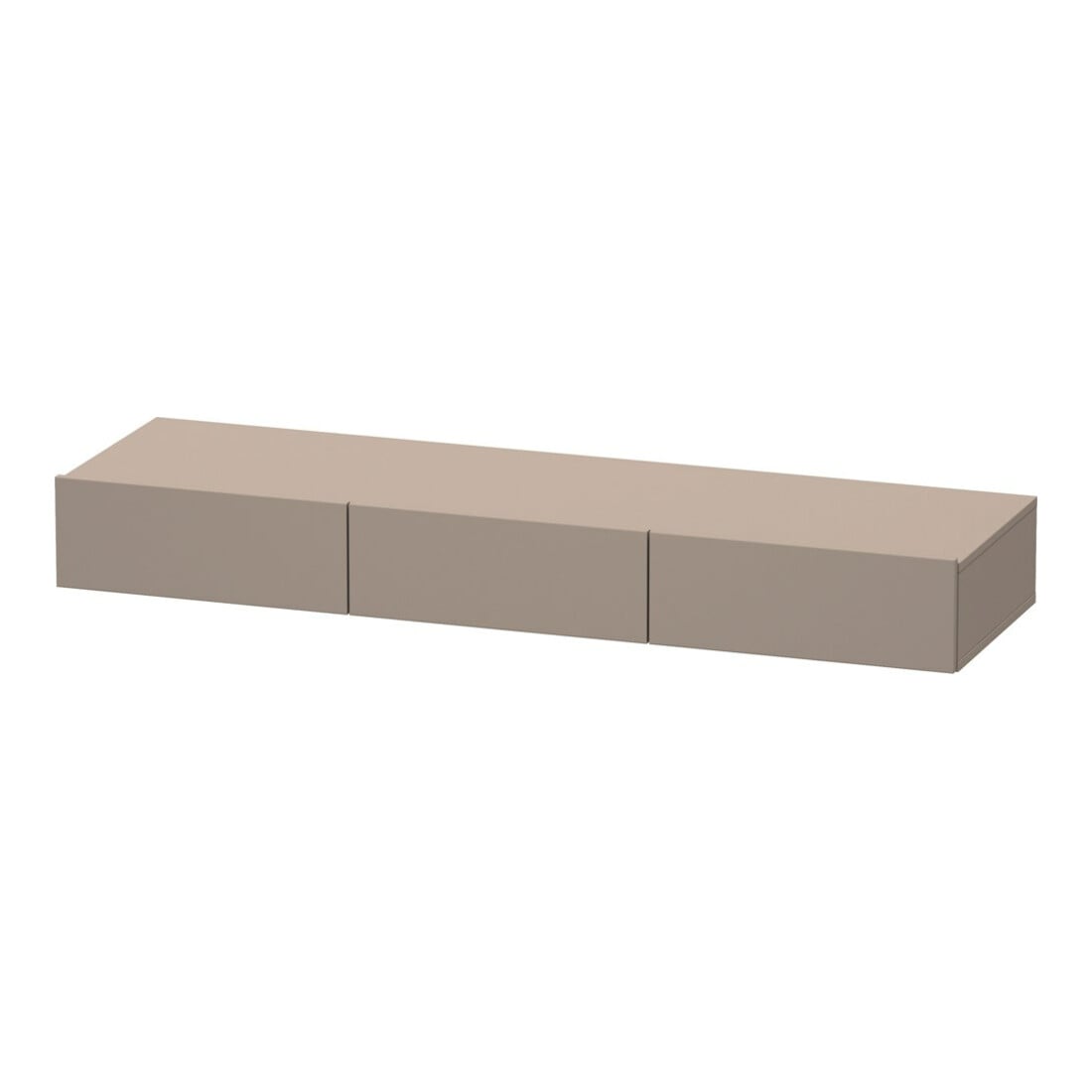 Duravit DuraStyle Étagère tiroir 150x44 cm, 3 tiroirs, blanc mat, avec console