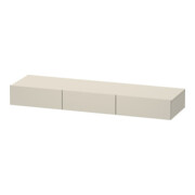 Duravit DuraStyle Étagère tiroir 150x44 cm, 3 tiroirs, taupe, avec console-1