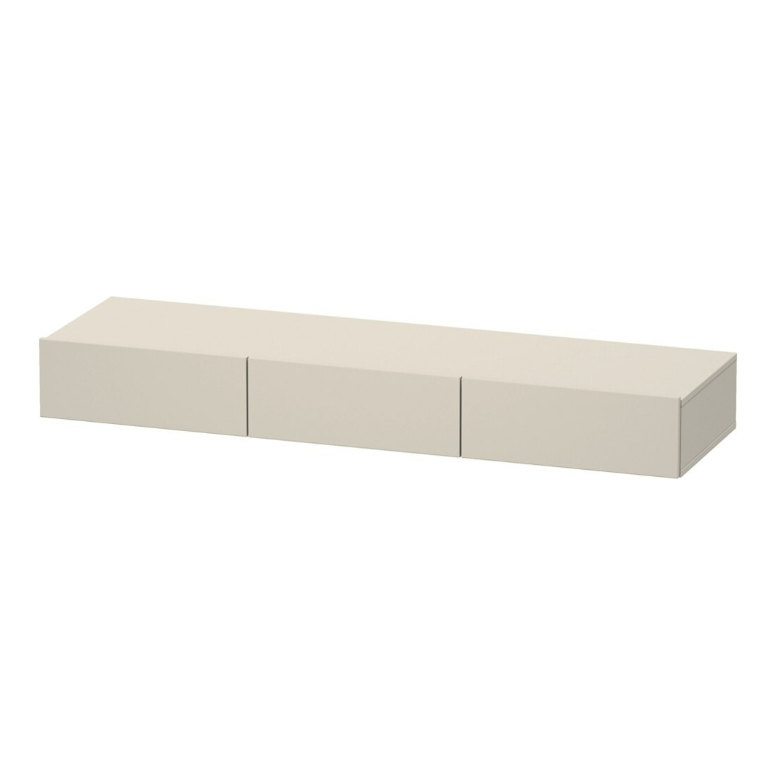 Duravit DuraStyle Étagère tiroir 150x44 cm, 3 tiroirs, taupe, avec console