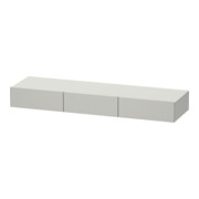 Duravit DuraStyle Étagère tiroir 150x44cm, 3 tiroirs, gris béton, avec console-1