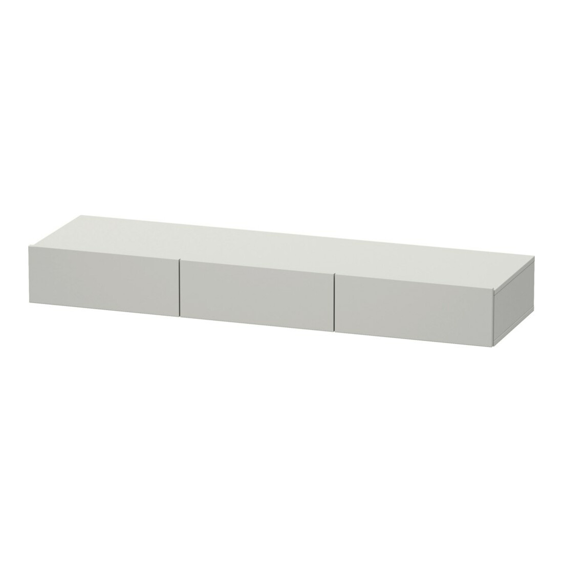 Duravit DuraStyle Étagère tiroir 150x44cm, 3 tiroirs, gris béton, avec console