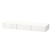 Duravit DuraStyle Étagère tiroir 150x44cm, 3 tiroirs, Noyer naturel, avec console-4
