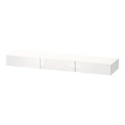Duravit DuraStyle Étagère tiroir 180x44 cm, 3 tiroirs, blanc/bois, avec console
