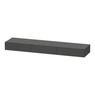 Duravit DuraStyle Étagère tiroir 180x44 cm, 3 tiroirs, graph ma, avec console
