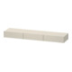 Duravit DuraStyle Étagère tiroir 180x44cm, 3 tiroirs, taupe, avec console-1