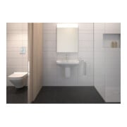 Duravit DuraStyle Lavabo 60x44 cm, blanc mat, avec trou robinet, plan robinetterie-2