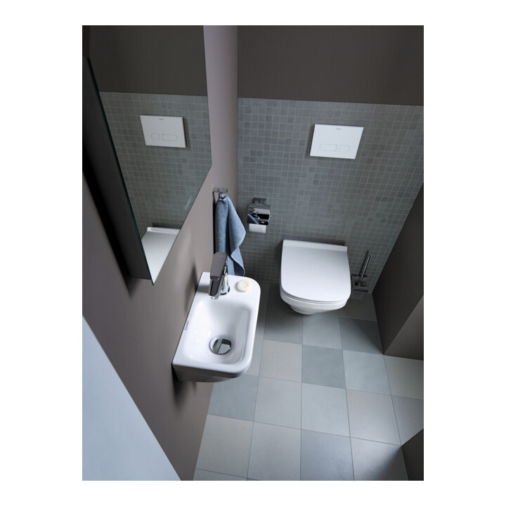 Duravit DuraStyle Lavabo mural 36x22 cm, avec trou robinet, blanc