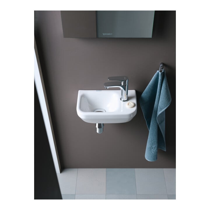 Duravit DuraStyle Lavabo mural 36x22 cm, avec trou robinet, blanc