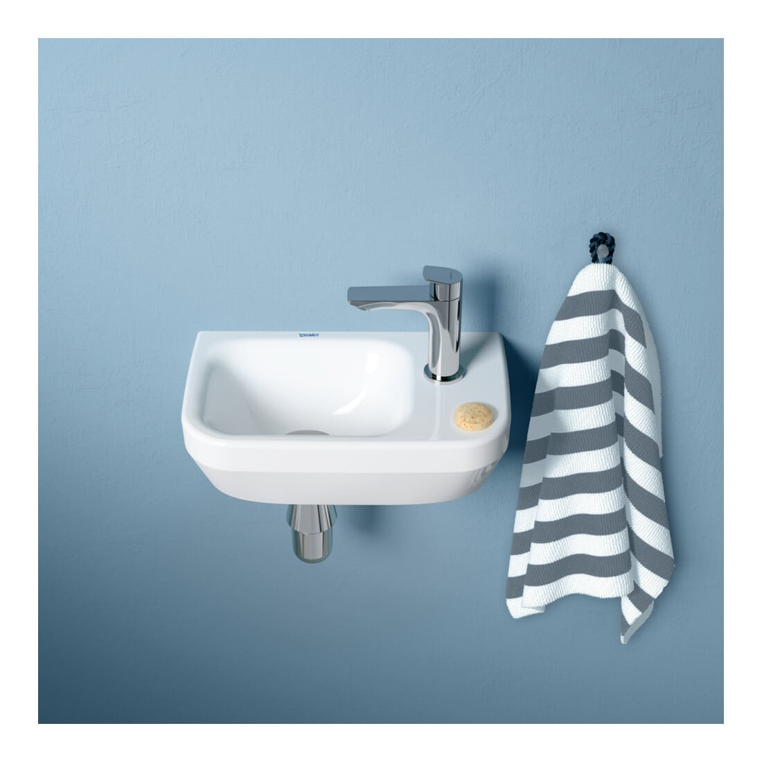 Duravit DuraStyle Lavabo mural 36x22 cm, avec trou robinet, blanc