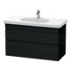 Duravit DuraStyle Meuble sous lavabo 100x45,3 cm, blanc œuf, 2 tiroirs, suspendu-1