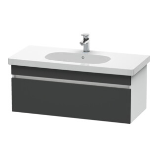 Duravit DuraStyle Meuble sous lavabo 100x45,3 cm, gris m/we ma, 1 tiroir, suspendu
