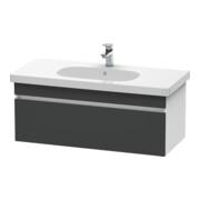 Duravit DuraStyle Meuble sous lavabo 100x45,3 cm, gris m/we ma, 1 tiroir, suspendu