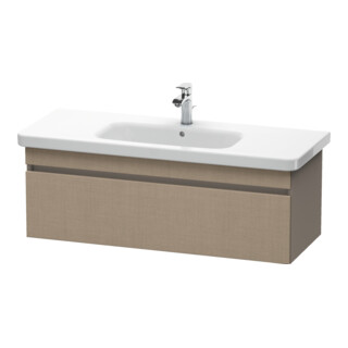 Duravit DuraStyle Meuble sous-lavabo 113x44,8 cm, blanc/marron, 1 tiroir, suspendu
