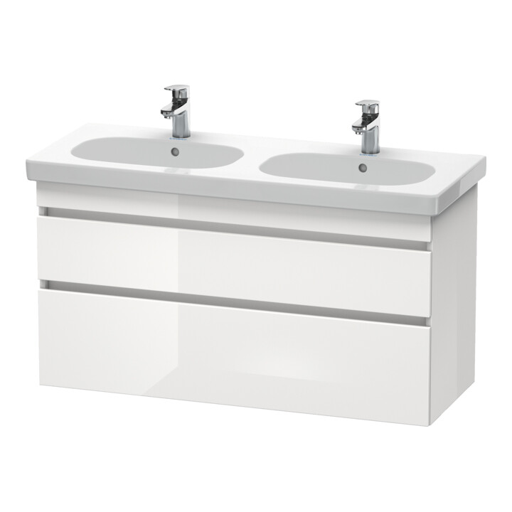 Duravit DuraStyle Meuble sous lavabo 115x45,3 cm, graphite mat, 2 tiroirs, suspendu