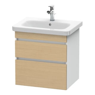 Duravit DuraStyle Meuble sous lavabo 58x44,8 cm, blanc mat, 2 tiroirs, suspendu